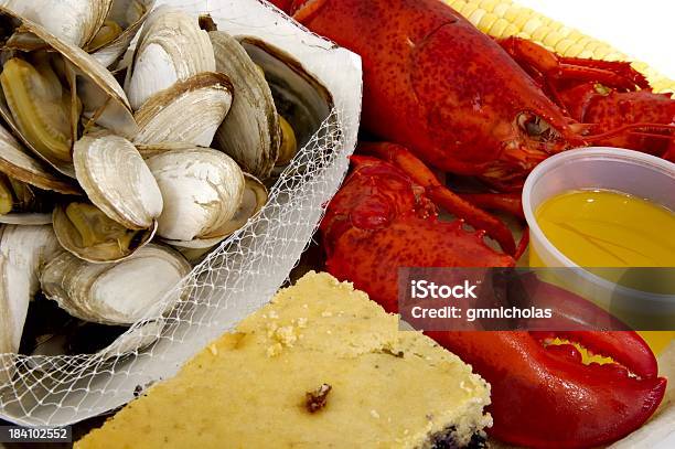 Clam Bake Stockfoto und mehr Bilder von Brotsorte - Brotsorte, Butter, Fische und Meeresfrüchte