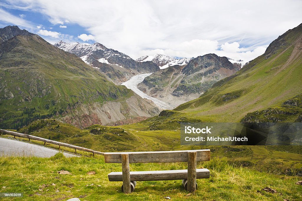 Gepatschferner no Kaunertal, Alpes austríacos - Foto de stock de Alpes europeus royalty-free