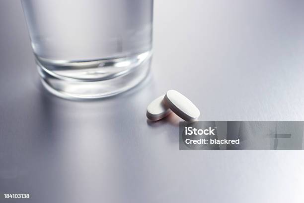 Painkiller Stock Photo - Download Image Now - Water, Medicine, Drinking Glass
