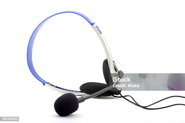 Zestaw Słuchawkowy - zdjęcia stockowe i więcej obrazów Mikrofon - Mikrofon, Białe tło, Słuchawka nauszna