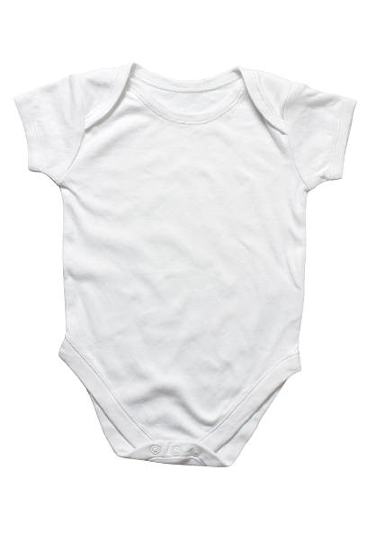 onesie bebé aislado blanco - onesie fotografías e imágenes de stock