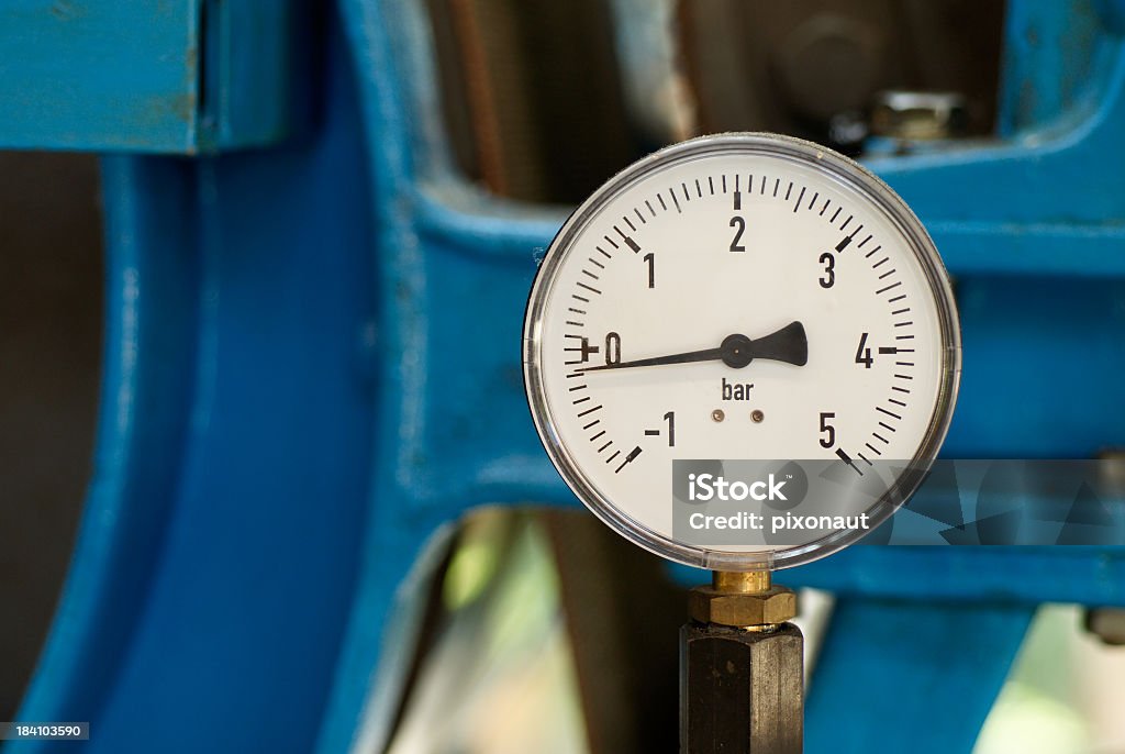 Manometer - Lizenzfrei Gaskompressor Stock-Foto