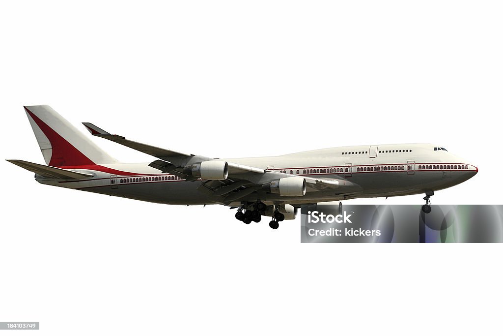 Airliner, isolated on white "Airliner, isolated on white." Airplane Stock Photo