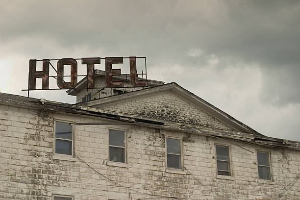 Spooky Hotel stock photo