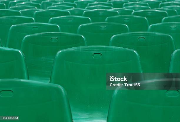 Rows Of Chairs Stock Photo - Download Image Now - Abandoned, Achievement, Amphitheater