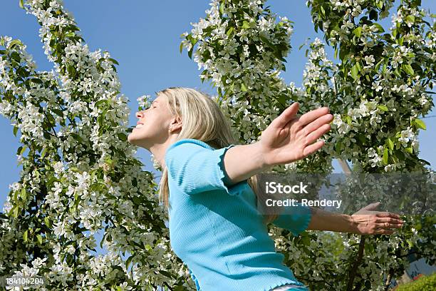 Genießen Sie Den Sommer Stockfoto und mehr Bilder von Aktiver Lebensstil - Aktiver Lebensstil, Apfelbaum, Arme hoch