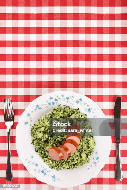 Niederländische Küche Grünkohl Mit Geräucherter Wurst Oderboerenkool Met Worst Stockfoto und mehr Bilder von Stamppot