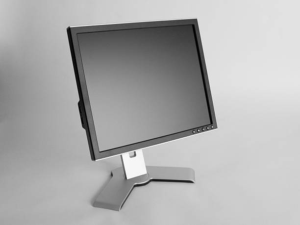 istock Black & Silver LCD Monitor with Modern Styling 184104275
