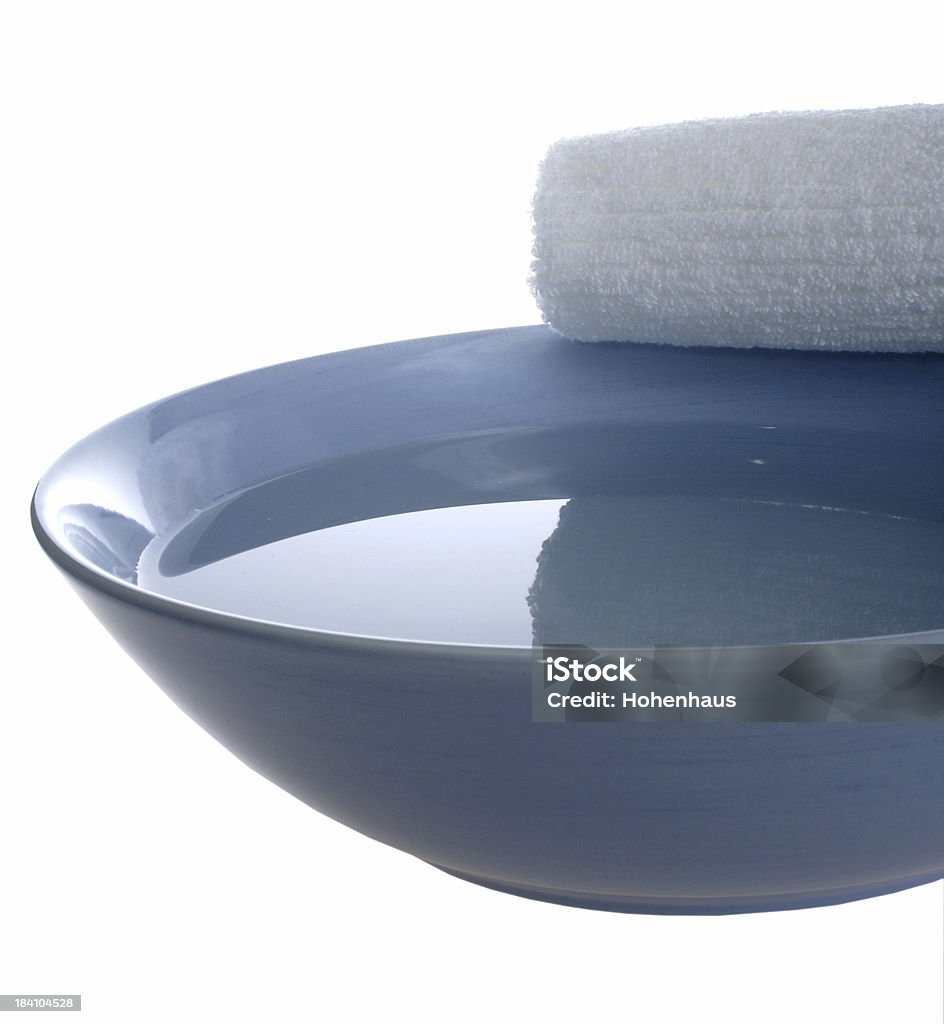 blue aromaterapia bowl classic - Foto de stock de Tigela - Louça royalty-free