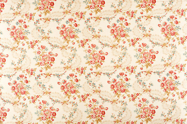 istock Remembrance Antique Floral Fabric 184104556