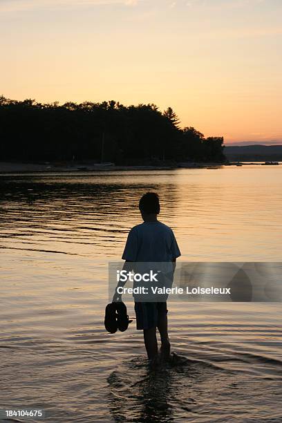 Passeggiata Al Tramonto - Fotografie stock e altre immagini di Sunset Bay - Oregon - Sunset Bay - Oregon, Acqua, Adolescente