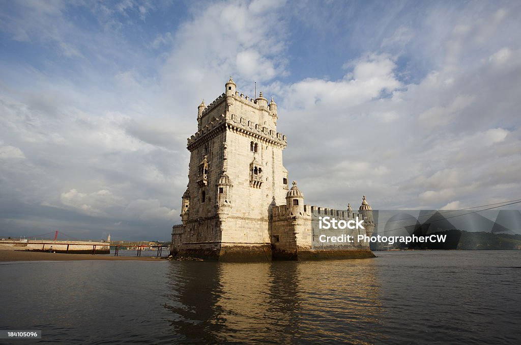 Torre di Belém a Lisbona - Foto stock royalty-free di Ambientazione esterna