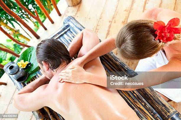 Back Massage Stock Photo - Download Image Now - Adult, Alternative Therapy, Back