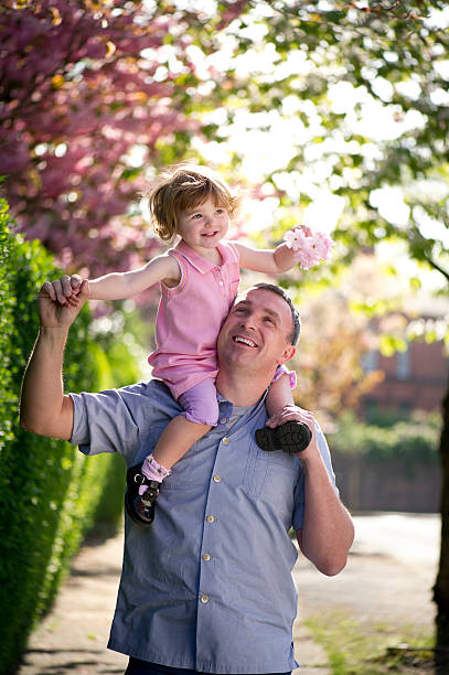 istock Happy father and daughter 184105508