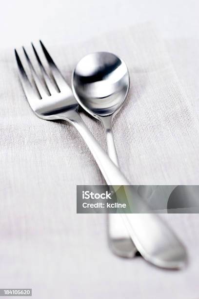 Fork Spoon Stock Photo - Download Image Now - Arranging, Casual Clothing, Cooking
