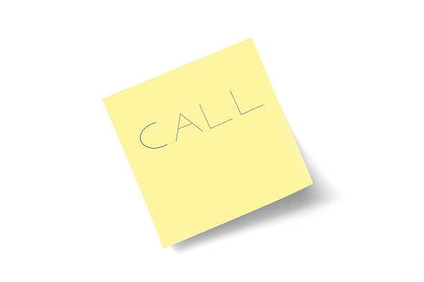 call note stock photo