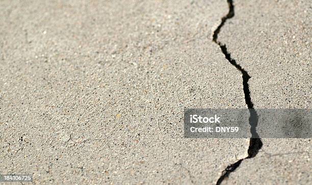 Crack Stock Photo - Download Image Now - Breaking, Concrete, Cracked