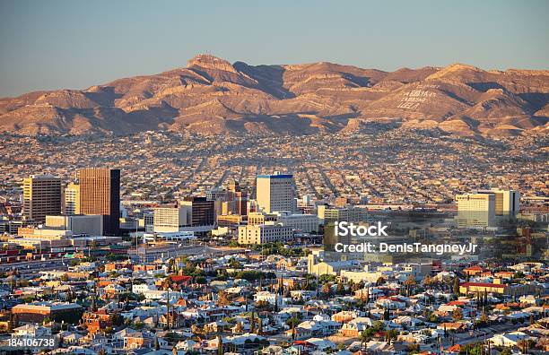 Downtown El Paso Stock Photo - Download Image Now - Ciudad Juarez, Urban Skyline, Mexico