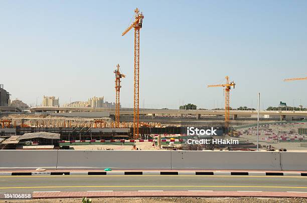 Dubai Cantiere Di Costruzione - Fotografie stock e altre immagini di Attrezzatura - Attrezzatura, Cantiere di costruzione, Composizione orizzontale