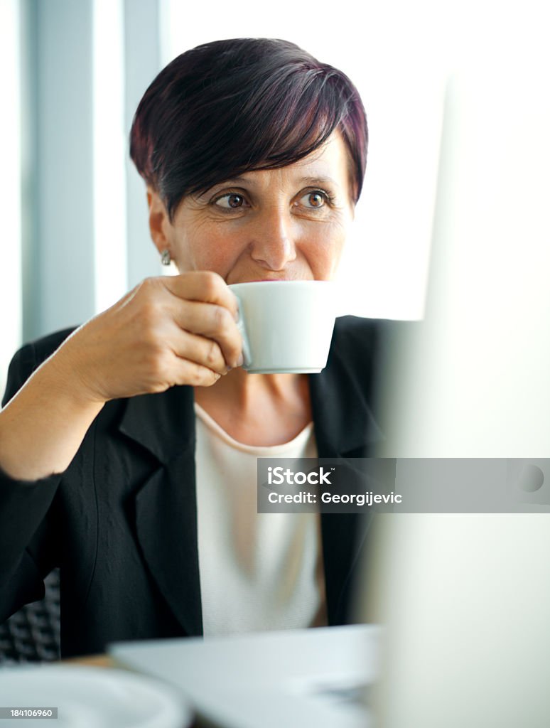 Senior Geschäftsfrau - Lizenzfrei Aktiver Senior Stock-Foto