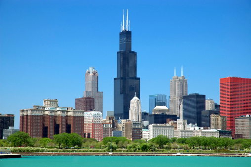 Chicago loop skyline