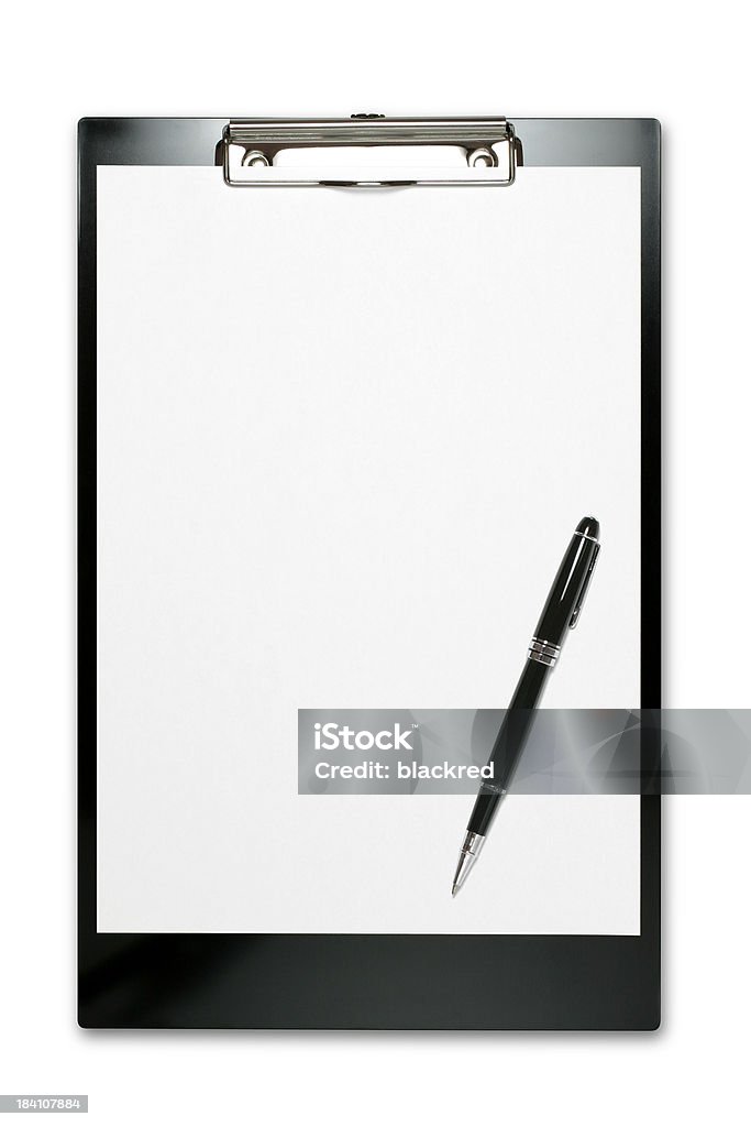 Appunti e penna - Foto stock royalty-free di Portablocco a molla