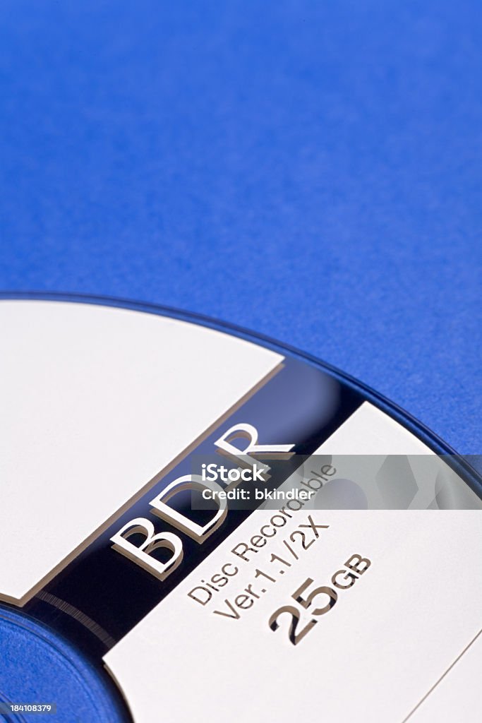 Disco Blu-ray detalhe - Royalty-free Azul Foto de stock