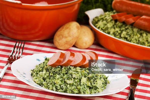 Dutch Food Kale With Smoked Sausage Or Boerenkool Met Worst Stock Photo - Download Image Now