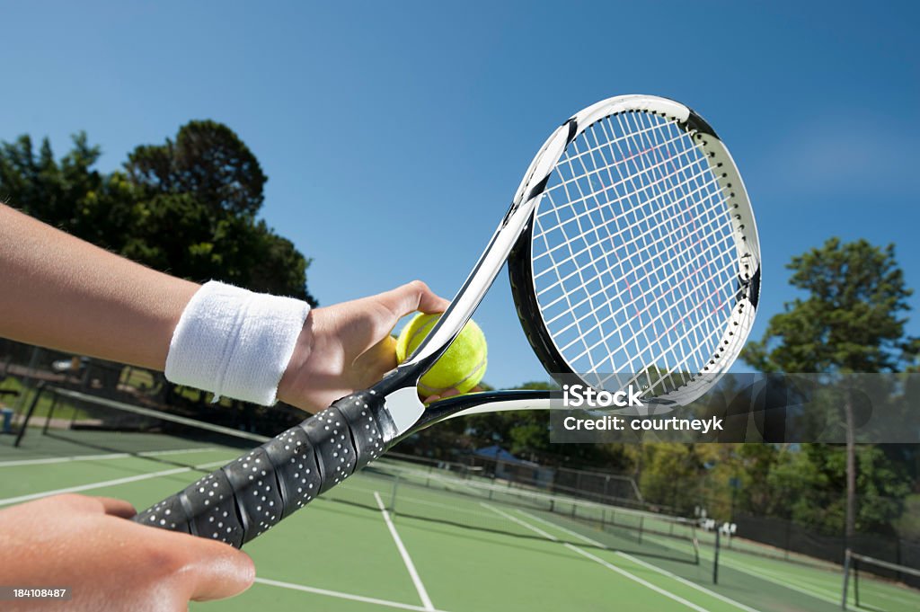 Przygotowanie do obsługi - Zbiór zdjęć royalty-free (Tenis)