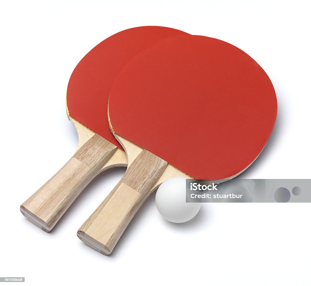 Настольный теннис бита и шар - Стоковые фото Без людей роялти-фри