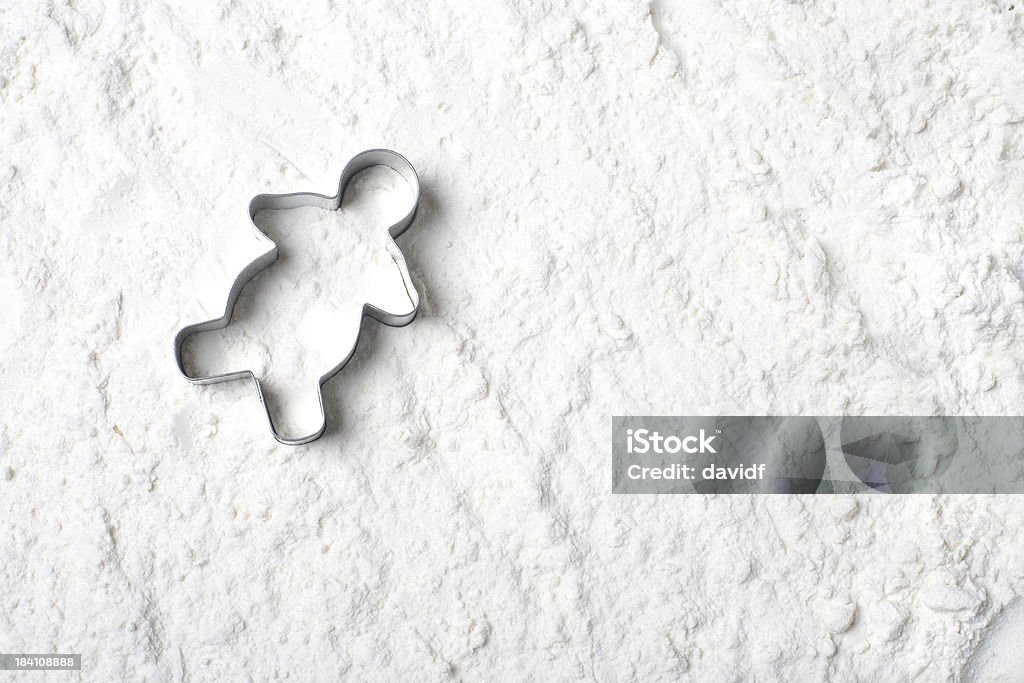 Farinha Boneco de neve - Royalty-free Farinha Foto de stock