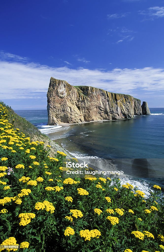 Península de Gaspé perce rock quebec - Royalty-free América do Norte Foto de stock