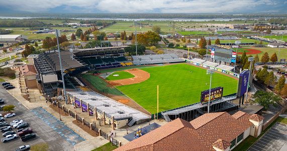 Baton Rouge, LA - December 1, 2023: Alex Box Stadium and Skip Bertman Field is home to LSU Baseball.