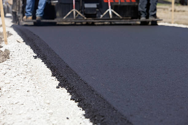 istock Blacktop Paving Road with Slipform Paver 184109077