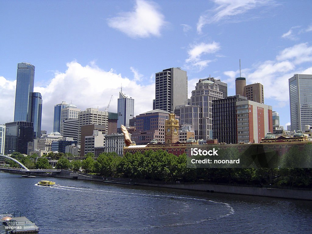 Skyline di Melbourne, Australia - Foto stock royalty-free di Acqua