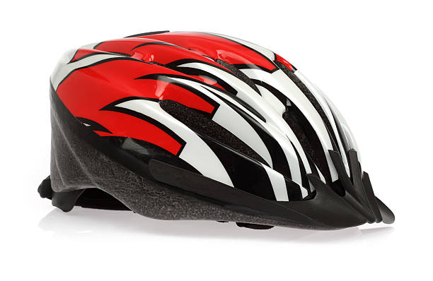 istock Helmet bicycle in mix color 184109313