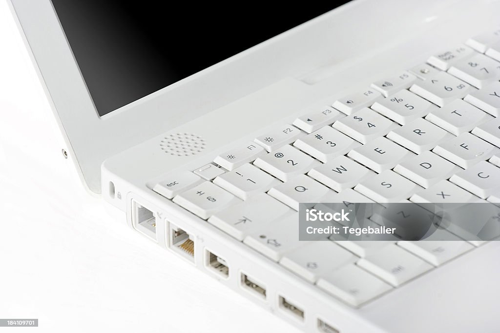Ноутбук - Стоковые фото Белый роялти-фри
