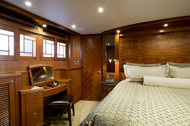 istock bedroom interior luxury motor yacht wealth 184109706
