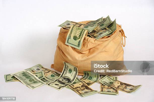 Moneybag Stockfoto und mehr Bilder von Diebesgut - Diebesgut, Geldsack, Goldfarbig