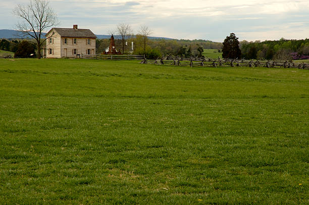 maison henry - manassas war famous place park photos et images de collection