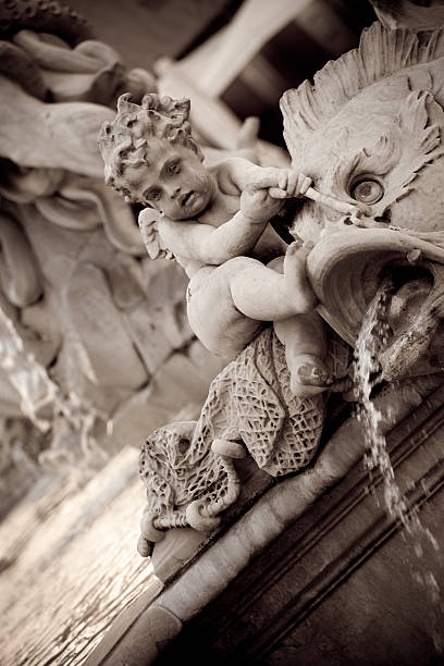 istock Fountain of Neptune in Piazza Navona, Rome 184110044