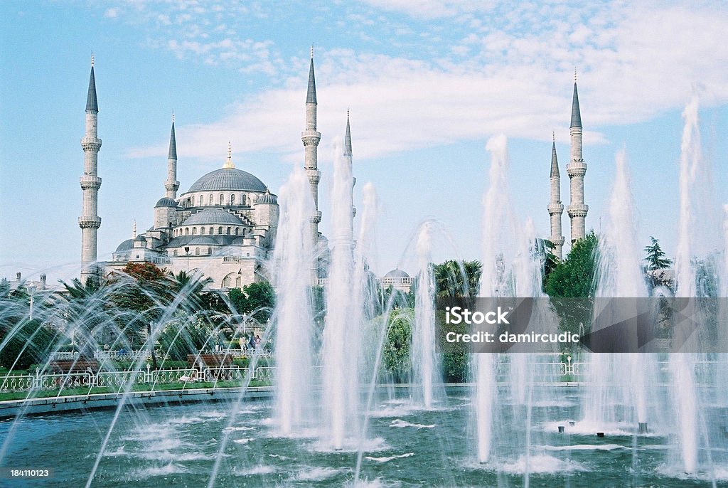 Голубая мечеть в Стамбуле, Турция - Стоковые фото Архитектура роялти-фри