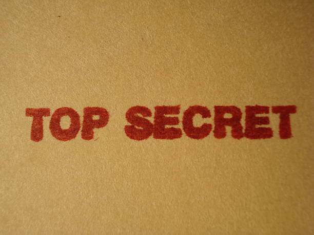 istock Top Secret Rubber Stamp 184110383