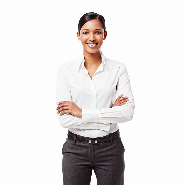 istock Confident Young Businesswoman - Isolated 184110472