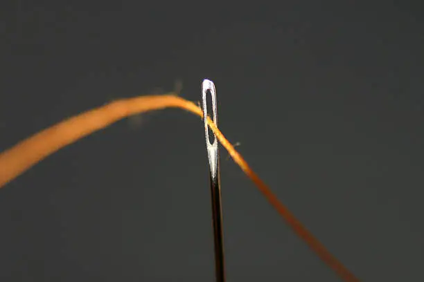 Photo of eye of needle