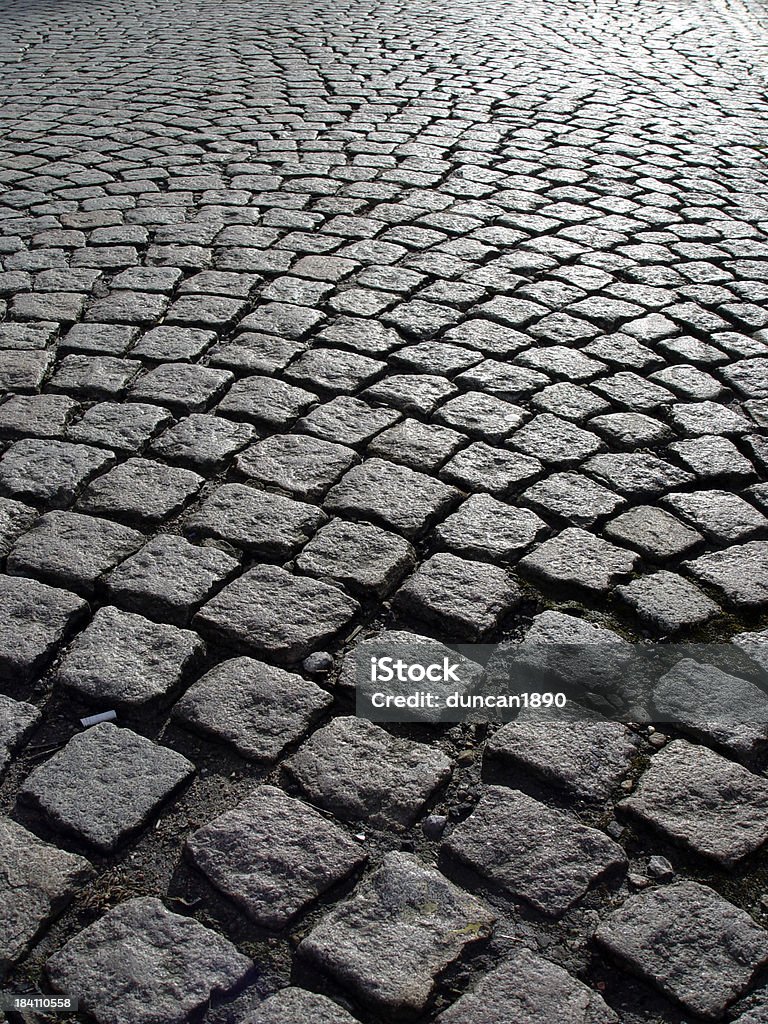 Cobbled Road - Royalty-free Antigo Foto de stock