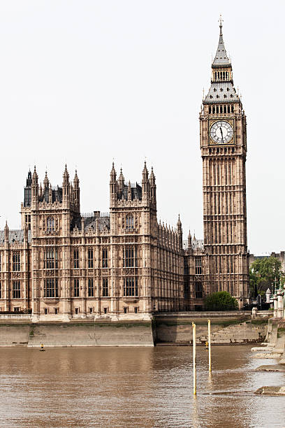 istock Big Ben by Westminster Bridge and Thames River 184110626