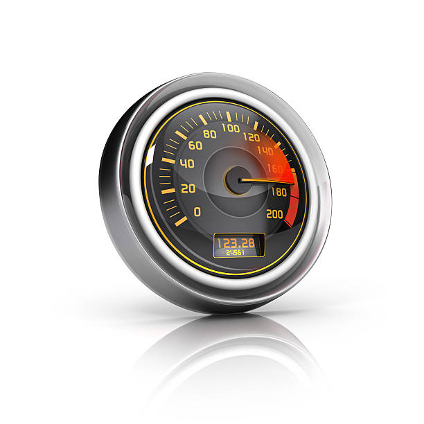 Speedometer Gauge icon stock photo