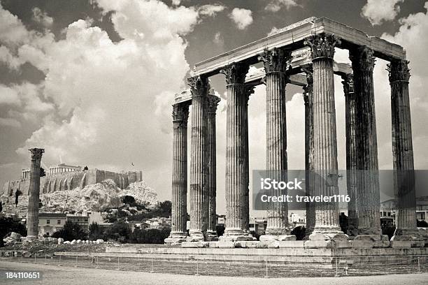 Foto de Atenas Grécia e mais fotos de stock de Grécia - Grécia, Monumento, Preto e branco