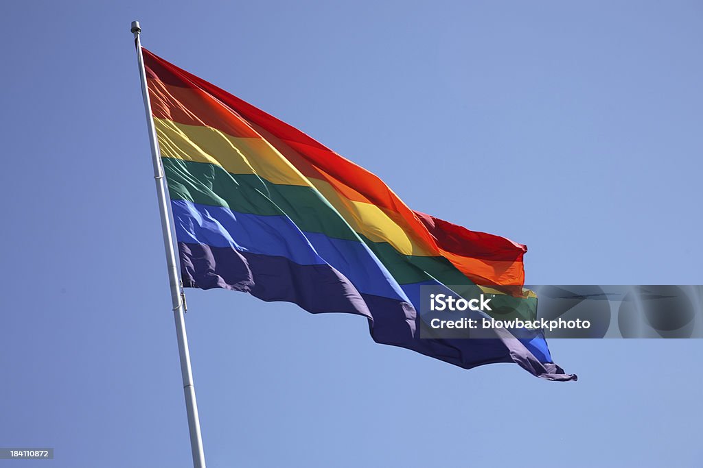 San Francisco: Gay bandiera - Foto stock royalty-free di Bandiera